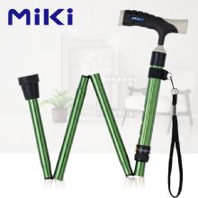 MIKI折疊拐綠色  MRF-011220 家用老人拐杖 輕便折疊手杖